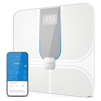 RENPHO ELIS ASPIRE C - SMART WIFI BODY SCALE - ITO - 3AAA - 11X11X1IN/28X28X2.5CM &ndash; WHITE PT (Espera 4 dias)
